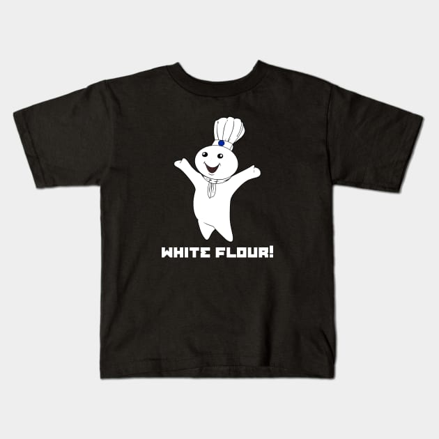 pillsbury doughboy white flour 1 Kids T-Shirt by tinastore